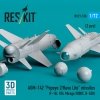 RESKIT RS72-0518 AGM-142 Popeye 2/Have Lite missiles (2 pcs) (3D Printed) 1/72